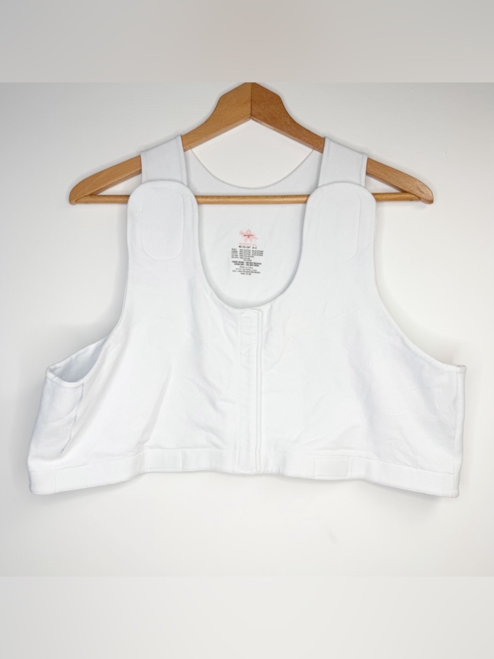 Medebra Post-Surgical Bra Aftercare Medical Top Healing White Size 4X 52-54 A-C